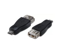 ASSMANN Electronic micro USB 2.0 - USB 2.0 micro USB 2.0 B USB 2.0 A Melns