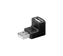 Goobay GB68920 kabeļu spraudņu pāreja USB 2.0 Melns