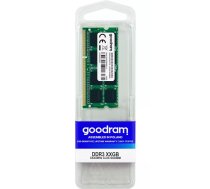 SO‑DIMM atmiņas modulis GOODRAM DDR3 4GB 1600MHz 204‑pin 1.5V CAS11 (zaļš)
