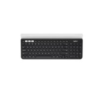 Logitech K780 Multi-Device Wireless Keyboard tastatūra RF bezvadu sakari + Bluetooth QWERTY US International Pelēks, Balts