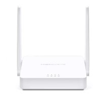 Galda maršrutētājs MERCUSYS MW302R — vienas joslas 2.4 GHz, Wi‑Fi 4 (300 Mbps), 3x Fast Ethernet LAN, balts