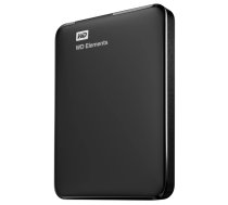 Western Digital WD Elements Portable ārējais cietais disks 1 TB Melns