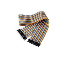Renkforce džempera kabelis Arduino, Banana Pi, Raspberry Pi [40x džempera spraudnis - 40x džempera ligzda] 60.00 cm Krāsains (RF-4599682)