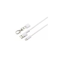 Renkforce iPhone/iPad/iPod USB kabelis [1x USB 2.0 spraudnis A - 1x Apple Lightning spraudnis] 0,95 m, balts (RF-4537330)