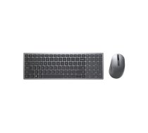 Klaviatūra Pele DELL KM7120W Bezvadu Bluetooth QWERTY Ziemeļu Pelēks Titāns