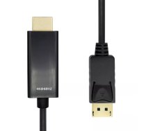 ProXtend DP1.2-HDMI60-005 video kabeļu aksesuārs 5 m DisplayPort HDMI Melns