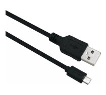 Helos savienojuma kabelis, USB 2.0 A vīrietis/Micro-B vīrietis, 3,0 m, melns USB 2.0 A vīrietis/Micro-B vīrietis , Pārraides ātrums: 480 Mbit/s , Savietojams ar lejupejošu režīmu , Atzeltīti kontakti