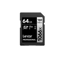 Lexar Professional 1066x 64 GB SDXC UHS-I Klases 10