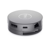 USB-C mobilais adapteris Dell DA310 — 90W, HDMI 2.0, DP 1.4, gigabitu Ethernet, VGA, 2x USB-A, USB-C, sudraba