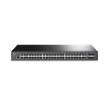 TP-Link JetStream TL-SG3452 tīkla pārslēgs Vadīts L2 Gigabit Ethernet (10/100/1000) 1U Melns