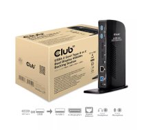 Doku stacija CLUB3D USB3.2 Gen1 Type A vai C Dual Display 4K60Hz