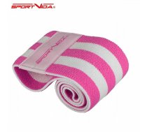 SportVida Fitnesa &amp; Krossfit Hip Band Gumijas priekš sēžas un apakšējo muskuļiem 32*7,6cm Rozā