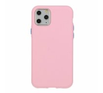 Mocco Soft Cream Silicone Back Case Aizmugurējais Silikona Apvalks Priekš Samsung Galaxy A42 5G Gaiši Rozā