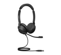 Jabra Evolve2 30, UC Stereo Austiņas Vadu Birojs / zvanu centrs USB Type-A Melns