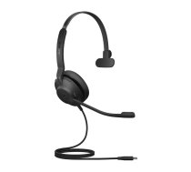 Jabra Evolve2 30, MS Mono Austiņas Vadu Birojs / zvanu centrs USB Veids-C Melns