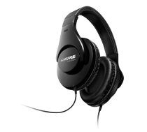 Studijas austiņas Shure SRH240A — vadu, supraaurālas, 38 Ω, 20–20000 Hz, kabelis 2 m, 238 g, melnas