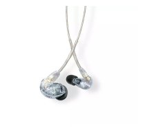 Iekšausu austiņas Shure SE215 Pro — vadu, dinamiskā skaļruņa, 17 Ω, 22–17000 Hz, noņemams kabelis 1.62 m, binaurālas, caurspīdīgas, futlāris