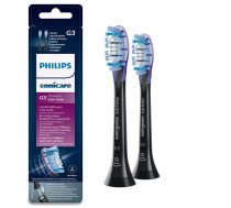 Suka galviņas Philips Sonicare G3 Premium Gum Care HX9052/33 — 2 mīkstas nomaiņas galviņas, melnas, ar viedu atpazīšanu