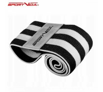 SportVida Fitness & Crossfit Hip Band gumijas gumija sēžamvietas un apakšējo muskuļu attīstībai 40 * 7,6cm Black