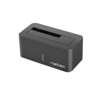 Ārējais cietais disks NATEC Kangaroo USB 3.2 Gen 1 melns — 3.5" SATA, līdz 8 TB, alumīnijs