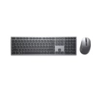 DELL KM7321W tastatūra Pele iekļauta RF bezvadu sakari + Bluetooth QWERTZ Vācu Pelēks, Titāns