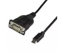 StarTech.com ICUSB232PROC seriālais kabelis Melns 0,4 m USB C DB-9