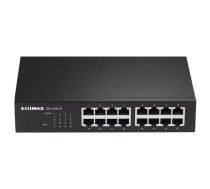 Edimax GS-1016 V2 tīkla pārslēgs Vadīts Gigabit Ethernet (10/100/1000) Melns