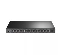 TP-Link JetStream TL-SG3452P tīkla pārslēgs Vadīts L2/L3 Gigabit Ethernet (10/100/1000) Power over Ethernet (PoE) 1U Melns