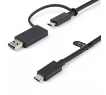 StarTech.com USBCCADP USB kabelis 1 m USB 3.2 Gen 2 (3.1 Gen 2) USB C Melns