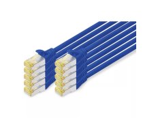 Tīkla kabelis Digitus CAT 6A S/FTP RJ-45 1m Zils