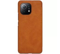 Atveramie maciņi Nillkin Xiaomi M11 Qin Book Case Brown