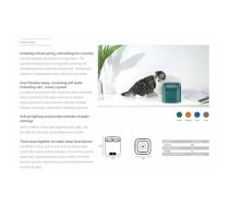 PETKIT Smart Pet dzeramā strūklaka Eversweet Solo ietilpība 1,8 L, materiāls ABS, filtrēšana, zaļa krāsa