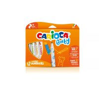 Carioca Marker 2+ flomāsters Īpaši izteikts treknraksts Daudzkrāsains 12 pcs