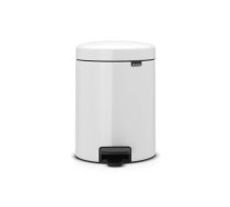 Pedāļu atkritumu tvertne Brabantia newIcon Apaļa Balta 20.6 cm Diametrs