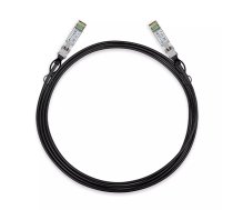 TP-Link TL-SM5220-3M InfiniBand un optiskās šķiedras kabelis SFP+ DAC Melns