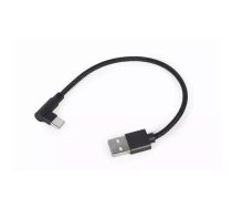 Gembird CC-USB2-AMCML-0.2M USB kabelis 0,2 m USB 2.0 USB A USB C Melns