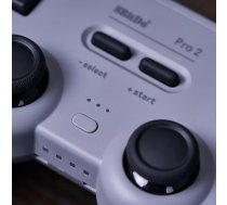 8Bitdo Pro 2 Pelēks Bluetooth/USB Spēļu paliktnis Analogā / digitālā Nintendo Switch, Nintendo Switch Lite, PC (dators), iOS