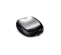 Sendviču panna Tefal SW341D12 700 W, melna nerūsējošā tērauda, 2 noņemamas plāksnes