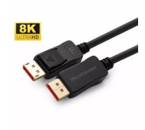 Microconnect MC-DP-MMG-050V1.4 DisplayPort kabelis 0,5 m Melns