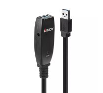 Lindy 43322 USB kabelis 15 m USB 3.2 Gen 1 (3.1 Gen 1) USB A Melns