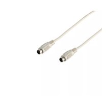 S/CONN 78107-2 PS/2 kabelis 1,8 m 6-p Mini-DIN Balts