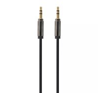 Gembird Cable CCAP-444-0.75M (Mini Jack M - Mini Jack M; 0,75m; black color) audio kabelis 3.5mm Melns