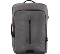 Mugursoma YENKEE YBB 1522GY — daudzfunkcionāla 15,6" klēpjdatoram | neilons, 12 l, pelēka/sarkana
