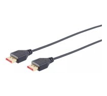 S/CONN maksimālā savienojamība DisplayPort 1.4 Kabel, 8K, plāns, 1,5m (10-69155)