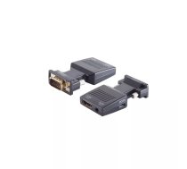 shiverpeaks BS10-01005 kabeļu spraudņu pāreja VGA (D-Sub) HDMI + 3.5mm