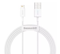 Baseus Superior sērijas kabelis no USB uz Lightning 2,4A 1,5 m (balts)