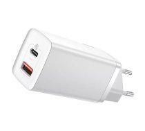 Baseus GaN2 Lite Quick Travel lādētājs USB+C 65W EU (balts)
