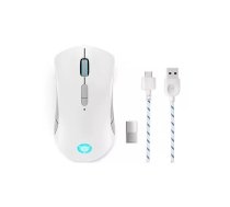 Spēļu pele Lenovo Legion M600 RF Wireless + Bluetooth + USB Type-A, ambidekstrāla, 16000 DPI, 9 pogas, uzlādējama