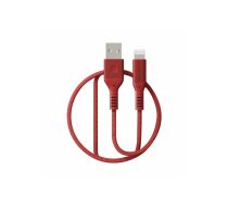 Premium MFI sertificēts kabelis USB - Lightning (sarkans, 1,2 m) Astro Pro Titan
