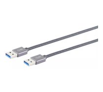 S/CONN maksimālās savienojamības USB A-A kabelis - USB-A savienojuma kabelis, 3.2 Gen 2, Pro, 0,5 m (13-37010)